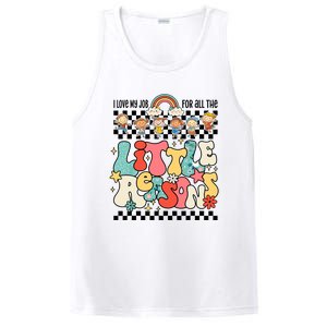 Groovy I Love My Job For All The Little Reasons Teacher PosiCharge Competitor Tank