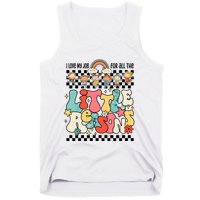 Groovy I Love My Job For All The Little Reasons Teacher Tank Top