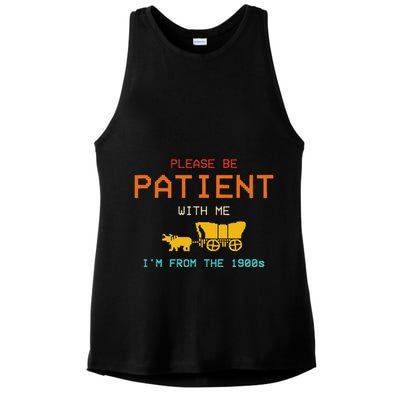 Get In Loser WeRe Going To Die Of Dysentery Oregon Trail Ladies PosiCharge Tri-Blend Wicking Tank