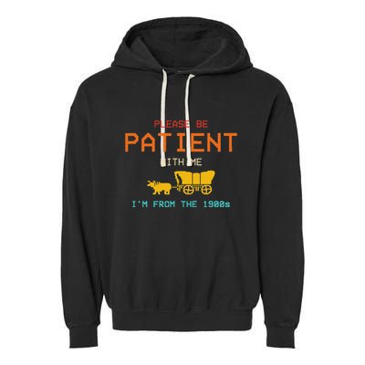 Get In Loser WeRe Going To Die Of Dysentery Oregon Trail Garment-Dyed Fleece Hoodie