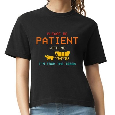 Get In Loser WeRe Going To Die Of Dysentery Oregon Trail Comfort Colors Boxy T-Shirt