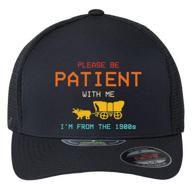 Get In Loser WeRe Going To Die Of Dysentery Oregon Trail Flexfit Unipanel Trucker Cap