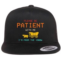 Get In Loser WeRe Going To Die Of Dysentery Oregon Trail Flat Bill Trucker Hat