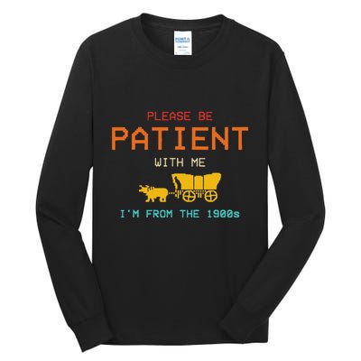 Get In Loser WeRe Going To Die Of Dysentery Oregon Trail Tall Long Sleeve T-Shirt