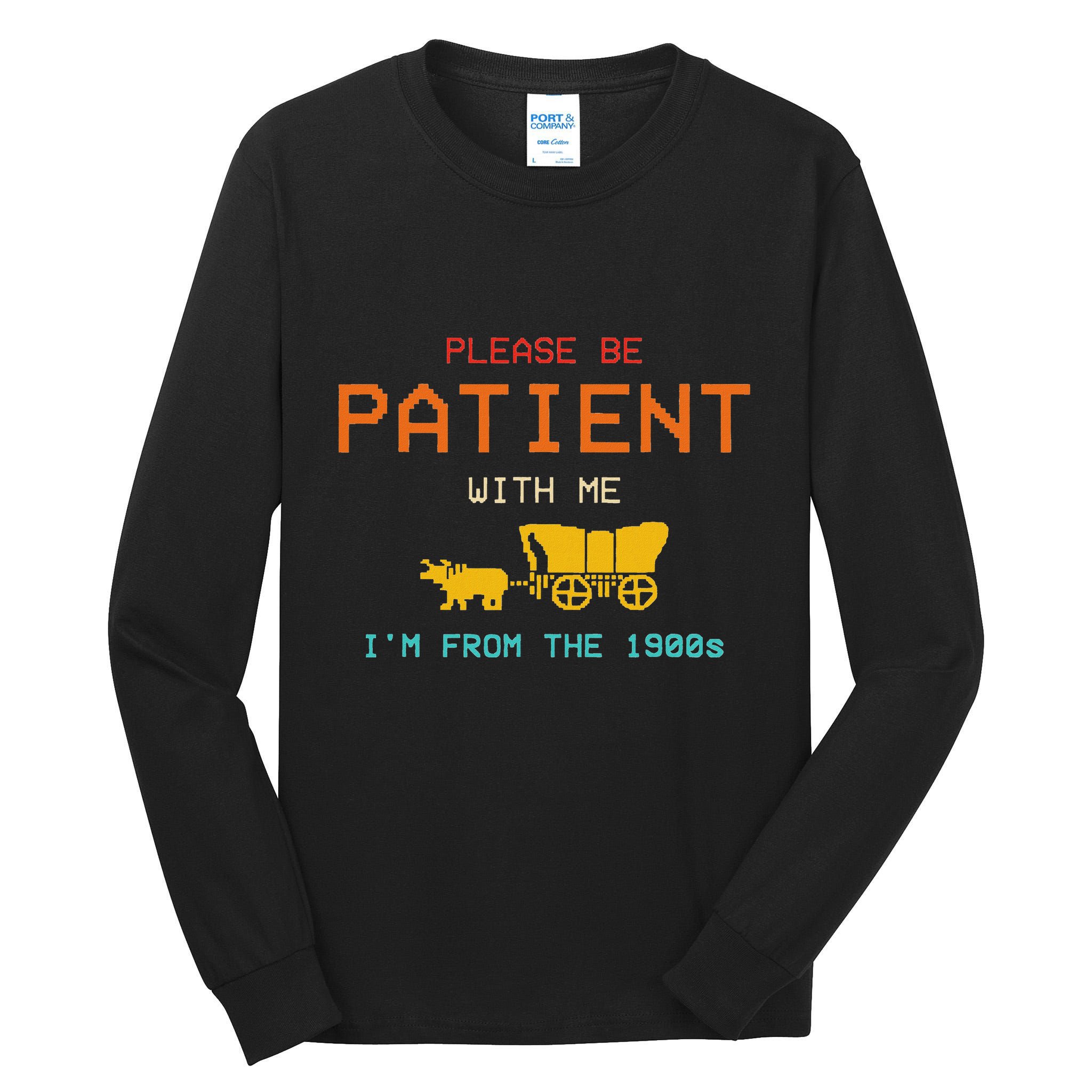 Get In Loser WeRe Going To Die Of Dysentery Oregon Trail Tall Long Sleeve T-Shirt