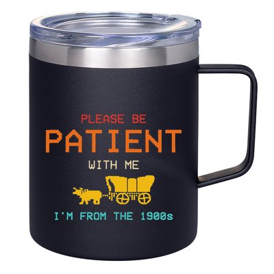 Get In Loser WeRe Going To Die Of Dysentery Oregon Trail 12oz Stainless Steel Coffee Mug