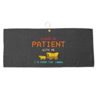 Get In Loser WeRe Going To Die Of Dysentery Oregon Trail Large Microfiber Waffle Golf Towel