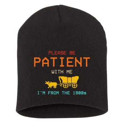 Get In Loser WeRe Going To Die Of Dysentery Oregon Trail Short Acrylic Beanie