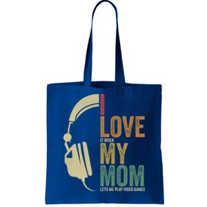 Gaming I Love My Mom Video Games Gaming Gift Tote Bag