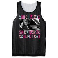 Get In Loser Were Taking America Back Funny Trump 2024 Mesh Reversible Basketball Jersey Tank