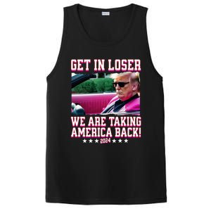 Get In Loser We Are Taking America Back Trump 2024 Great Gift PosiCharge Competitor Tank