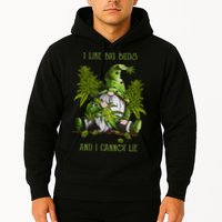 Gnome I Like Big Buds And I Cannot Lie Weed 420 Stoner Idea Hoodie