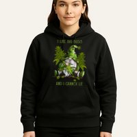 Gnome I Like Big Buds And I Cannot Lie Weed 420 Stoner Idea Hoodie