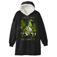 Gnome I Like Big Buds And I Cannot Lie Weed 420 Stoner Idea Hooded Wearable Blanket
