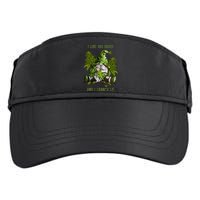 Gnome I Like Big Buds And I Cannot Lie Weed 420 Stoner Idea Adult Drive Performance Visor