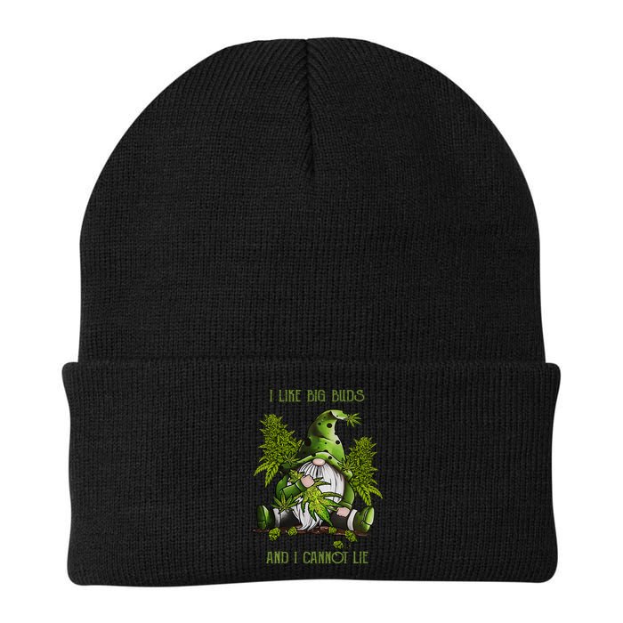 Gnome I Like Big Buds And I Cannot Lie Weed 420 Stoner Idea Beanie