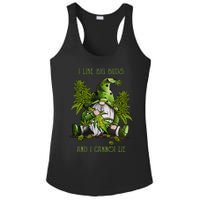 Gnome I Like Big Buds And I Cannot Lie Weed 420 Stoner Idea Ladies PosiCharge Competitor Racerback Tank