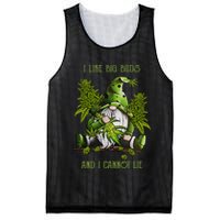 Gnome I Like Big Buds And I Cannot Lie Weed 420 Stoner Idea Mesh Reversible Basketball Jersey Tank