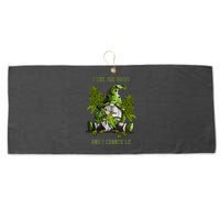 Gnome I Like Big Buds And I Cannot Lie Weed 420 Stoner Idea Large Microfiber Waffle Golf Towel