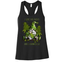 Gnome I Like Big Buds And I Cannot Lie Weed 420 Stoner Idea Women's Racerback Tank