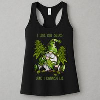 Gnome I Like Big Buds And I Cannot Lie Weed 420 Stoner Idea Womens Tank Top