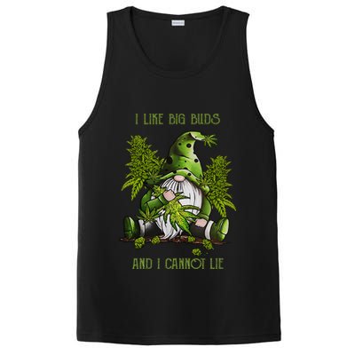 Gnome I Like Big Buds And I Cannot Lie Weed 420 Stoner Idea PosiCharge Competitor Tank