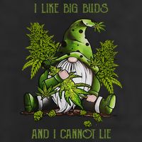 Gnome I Like Big Buds And I Cannot Lie Weed 420 Stoner Idea Trucker Hat