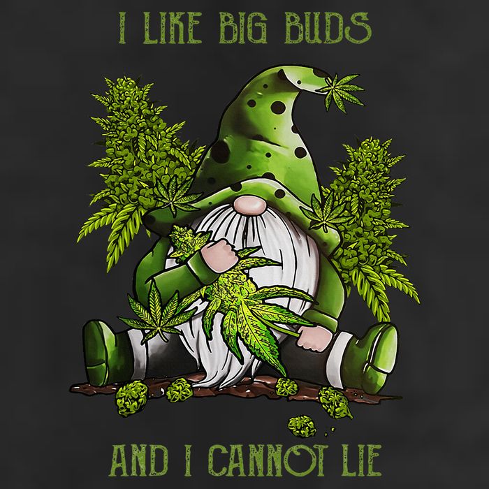 Gnome I Like Big Buds And I Cannot Lie Weed 420 Stoner Idea Trucker Hat