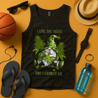 Gnome I Like Big Buds And I Cannot Lie Weed 420 Stoner Idea Tank Top