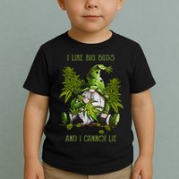 Gnome I Like Big Buds And I Cannot Lie Weed 420 Stoner Idea Toddler T-Shirt
