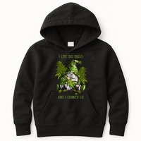 Gnome I Like Big Buds And I Cannot Lie Weed 420 Stoner Idea Kids Hoodie