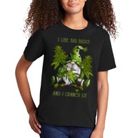 Gnome I Like Big Buds And I Cannot Lie Weed 420 Stoner Idea Kids T-Shirt