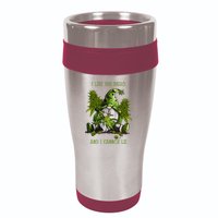 Gnome I Like Big Buds And I Cannot Lie Weed 420 Stoner Idea 16oz Travel Tumbler