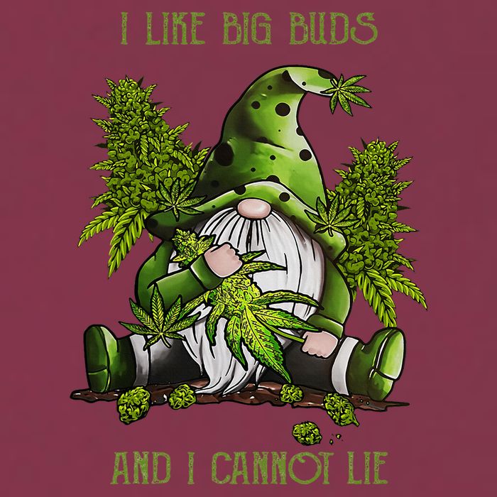 Gnome I Like Big Buds And I Cannot Lie Weed 420 Stoner Idea 16oz Travel Tumbler