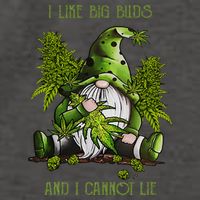 Gnome I Like Big Buds And I Cannot Lie Weed 420 Stoner Idea Vector Backpack