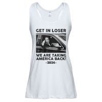 Get In Loser We Are Talking America Back Trump 2024 Ladies Essential Flowy Tank