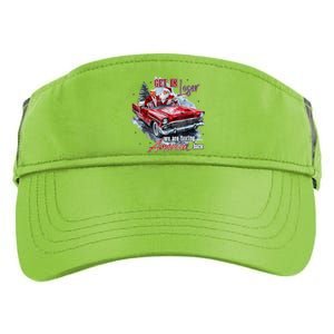 Get In Loser We Are Taking America Back Trump Santa Xmas Adult Drive Performance Visor