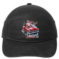 Get In Loser We Are Taking America Back Trump Santa Xmas 7-Panel Snapback Hat