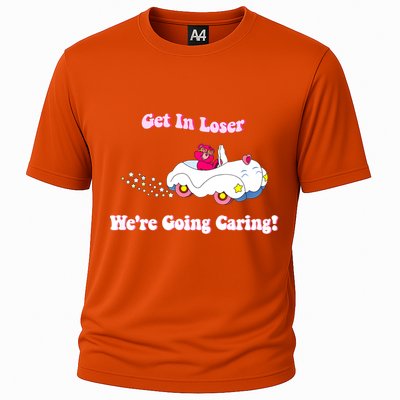 Get In Loser, We're Going Caring Funny Bear Cooling Performance Crew T-Shirt