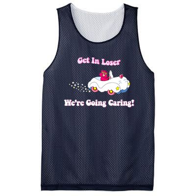 Get In Loser, We're Going Caring Funny Bear Mesh Reversible Basketball Jersey Tank