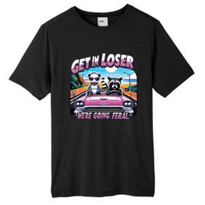 Get In Loser Were Going Feral Funny Sassy Opossum Raccoon Tall Fusion ChromaSoft Performance T-Shirt