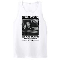 Get In Loser We Are Talking America Back Trump 2024 PosiCharge Competitor Tank