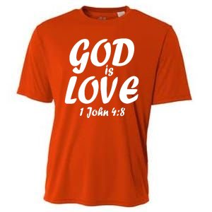 God Is Love 1 John 4:8 Cooling Performance Crew T-Shirt