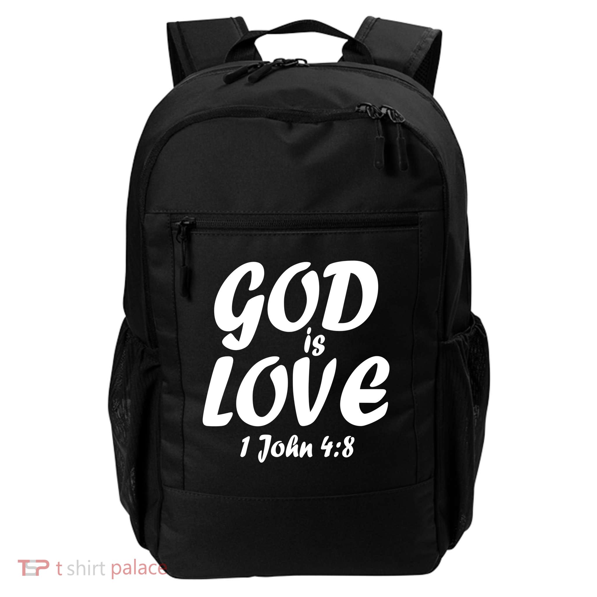 God Is Love 1 John 4:8 Backpack