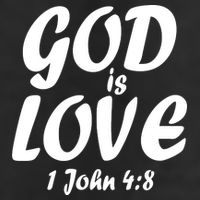 God Is Love 1 John 4:8 Adult Drive Performance Visor
