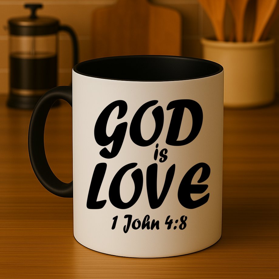 God Is Love 1 John 4:8 Mug