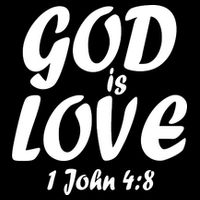 God Is Love 1 John 4:8 Flatbill Hat
