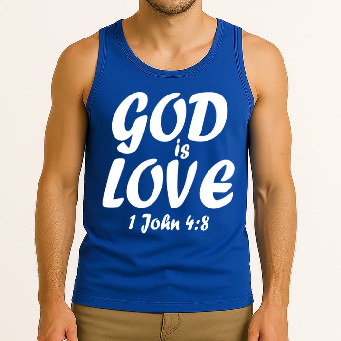 God Is Love 1 John 4:8 Tank Top