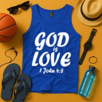 God Is Love 1 John 4:8 Tank Top