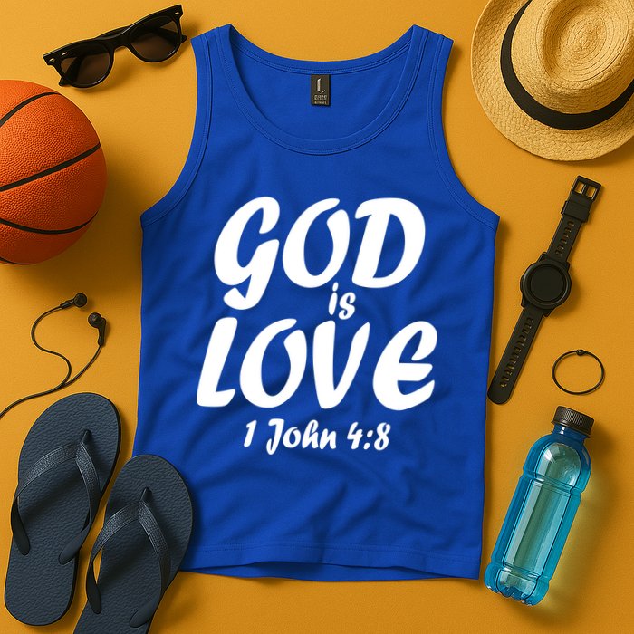 God Is Love 1 John 4:8 Tank Top